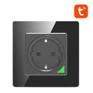 Avatto N-WOT10-EU-B černá / Chytrá zásuvka / 3500W / WiFi