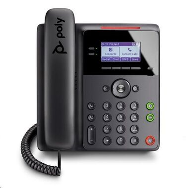 Poly Edge B20 - 8 linek černá / IP Telefon / 8 linek / 2.8" displej / 2x RJ-45 / PoE