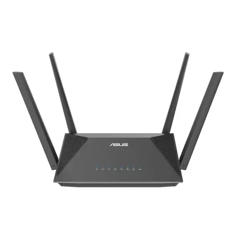 ASUS AiMesh RT-AX52 černá / Router AX1800 / 2.4GHz - 574Mbps / 5GHz - 1200Mbps / WAN + 3x LAN