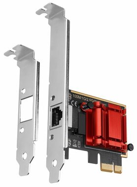 AXAGON PCEE-G25, PCIe síťová karta - 1x 2.5 Gigabit Ethernet port (RJ-45), Realtek, PXE, vč. LP