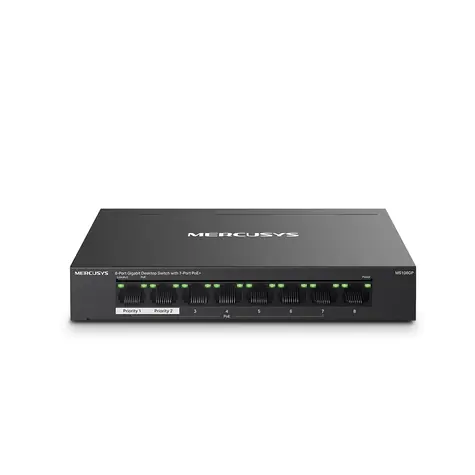 Mercusys MS108GP / Switch / 8x GLAN / PoE+
