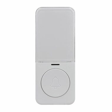 Solight bezdrátové tlačítko pro 1L69 sérii bílá / 200m / learning code / kryt na jmenovku
