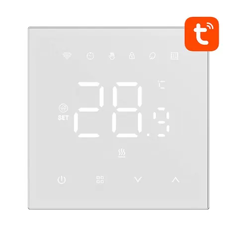 Avatto WT410-BH-3A-W bílá / Termostat pro plynové ohřívače / WiFi