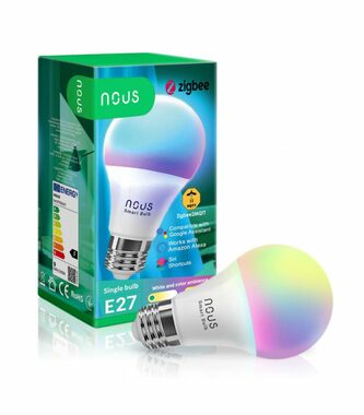 Nous P3Z / Chytrá žárovka / E27 / 810 lm / RGB / ZigBee