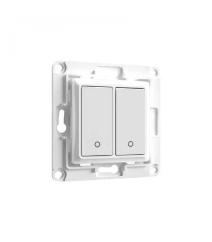 Shelly Wall Switch 2 - nástěnný vypínač bílá / bez rámečku