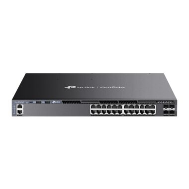 TP-Link SG6428XHP / 24-port Switch / 24× 10/100/1000 Mbps PoE+ / 4× 10G SFP+