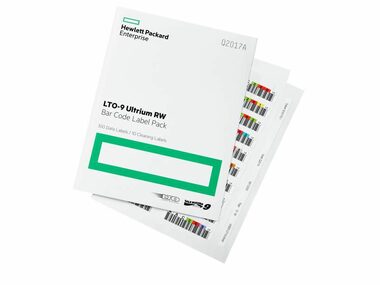 HPE LTO-9 Ultrium RW Bar Code Label Pack