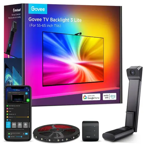 Govee H6099 TV Backlight 3 Lite TV 55-65" / LED pásek / 24W / 612lm / BT / WiFi / RGBIC