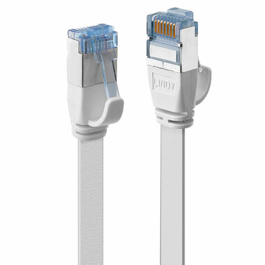 Lindy Patch kabel 3m bílá / CAT6A / RJ45