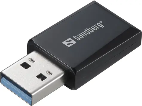 Sandberg Mini Wifi Dongle černá / Dual Band / 400 Mbps 2.4 GHz / 867 Mbps 5 GHz / USB 3.0