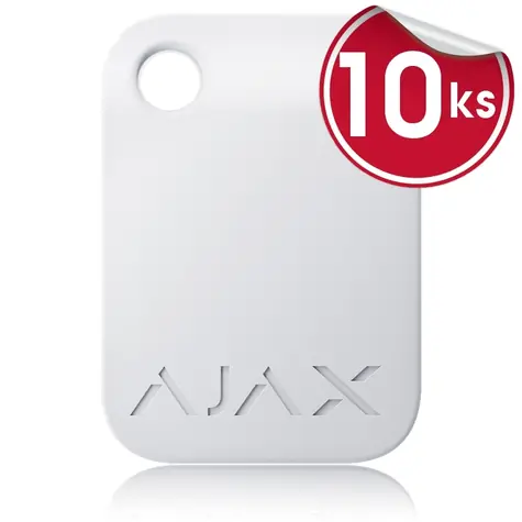 AJAX Tag white 10ks / bezkontaktní tag (přívěšek) 
