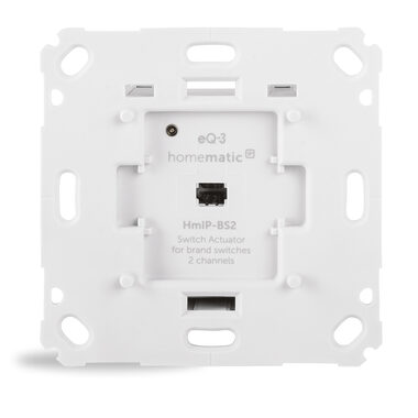 Homematic HmIP-BS2 Spínací akční člen dvoukanálový - 6A / zápustná montáž 