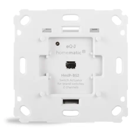 Homematic HmIP-BS2 Spínací akční člen dvoukanálový - 6A / zápustná montáž 