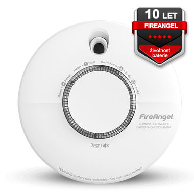 FireAngel SCB10-INT Kombinovaný hlásič požáru a CO