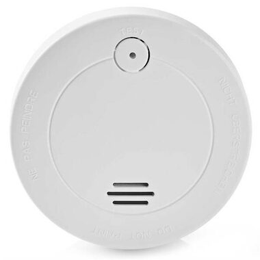 Nedis DTCTS20WT bílá / Kouřový alarm / 1x 9V/6F22 / 85 dB / ABS 