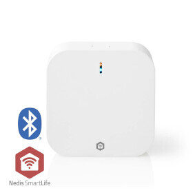 Nedis Brána SmartLife bílá / Bluetooth / Zigbee 3.0 / 50 Zařízení / Síťové napájení / Android & iOS 