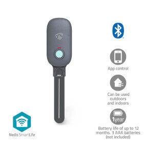 Nedis SmartLife Soil Moisture Meter / Bluetooth / Battery Powered / IP55 / 0 - 100 / Android & iOS