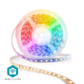 Nedis LED Pásek SmartLife / Wi-Fi / RGB / SMD / 5.00 m / IP21 / 960 lm / Android & iOS