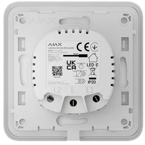 AJAX SoloButton (Dimmer) Samostatné stmívatelné tlačítko pro LightSwitch Dimmer olivová
