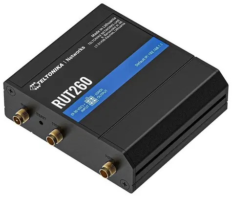 Teltonika RUT260 / Industriální Router / LTE / Wi-Fi / 1x LAN / 1x WAN
