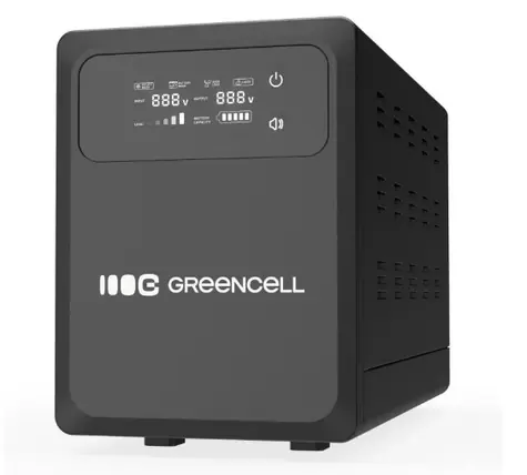 Green Cell 1200VA / 800W / Záložní zdroj / 2–6 ms / 12V / 2x Schuko