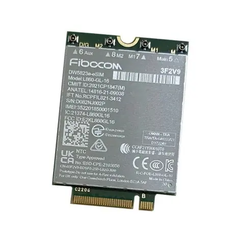 DELL DW5823E Wireless Mobile Modem 4G / 150Mbps / PCI-Express 2.0