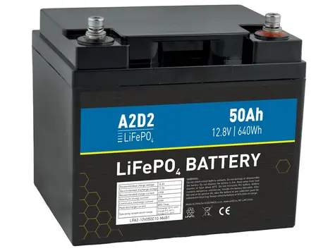 AVACOM LFA2-12V050C10-M6B1 / Baterie LiFePO4 / 12.8V / 50Ah / M6