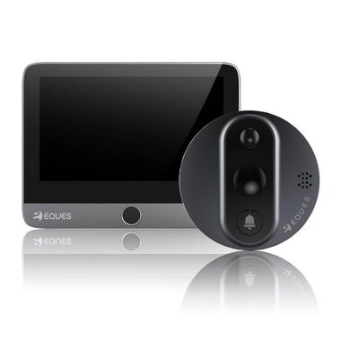 Eques Mini 3S - Digitální dveřní Wi-Fi kukátko 