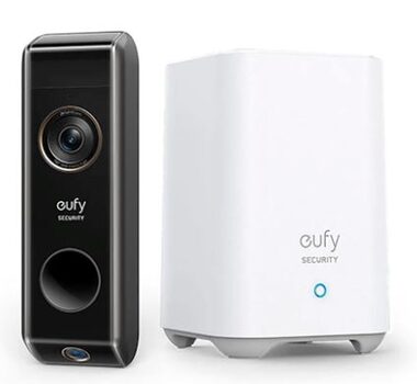Anker eufy S330 Domovní videozvonek černý / s centrální jednotkou Homebase 2 / 2K 