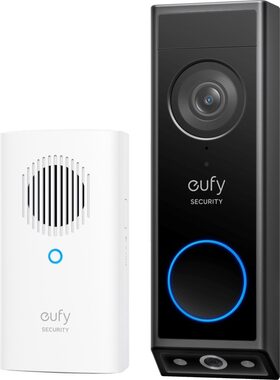 Anker eufy E340 černá / Domovní videozvonek s interní vyzváněcí jednotkou / 2K / microSD / Wi-Fi
