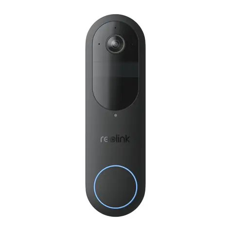 Reolink D340B černá / bezpečnostní video zvonek / IP65 / 4K / WiFi / 7000mAh