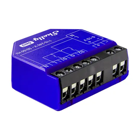 Shelly Dimmer 0/1-10V PM Gen3 Inteligentní stmívací modul / ovládání WiFi a BT
