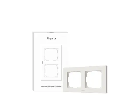 AQARA Switch Frame H2 EU (2-gang) (FE-X01D) dvojitý rámeček pro vypínače AQARA H2 bílá