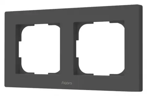 AQARA Switch Frame H2 EU (2-gang) (FE-X01DG) dvojitý rámeček pro vypínače AQARA H2 šedá