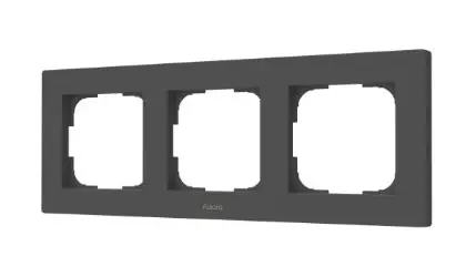 AQARA Switch Frame H2 EU (3-gang) (FE-X02DG) trojitý rámeček pro vypínače AQARA H2 šedá