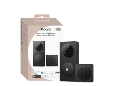 AQARA Doorbell Camera Hub G410 Select (CH-C09D) černá / inteligentní videozvonek s hubem / 2048x1536