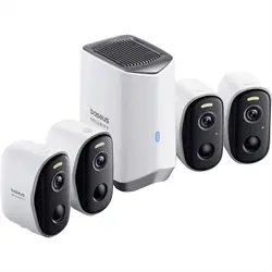 Baseus Security N1 Plus 2K 4ks / Kamerový systém / 4x kamera N1 Plus & centrální stanice