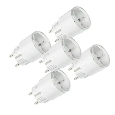 Shelly Plug S Gen3 Bílá / inteligentní zásuvka s měřením spotřeby / WiFi / Bluetooth / 5ks