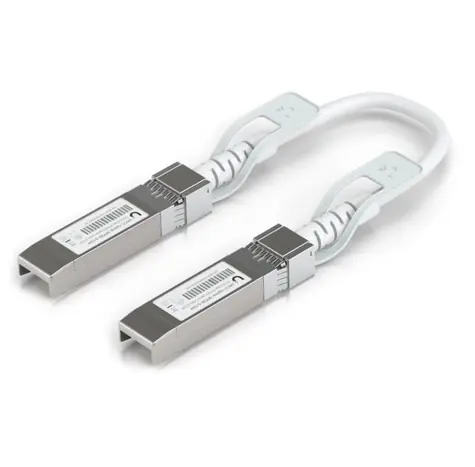 Ubiquiti Uplink Cable SFP28 15cm bílá / 1/10/25Gbps / podpora SFP/SFP+ / průměr 3mm