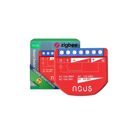 Nous B2Z ZigBee Smart Spínací Modul / 1 kanál / měření spotřeby