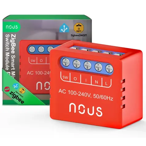 Nous B6Z ZigBee MINI Smart spínací modul / 1 kanál / bez měření spotřeby