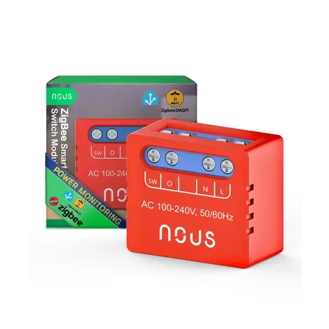 Nous B5Z ZigBee MINI Smart spínací modul / 1 kanál / měření spotřeby