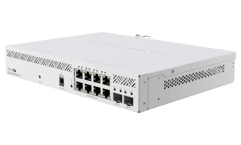 MikroTik CSS610-8P-2S+IN / Switch / 8x GbE RJ-45 / 2x 10G SFP+ / PoE+ (802.3af/at) / SwitchOS Lite