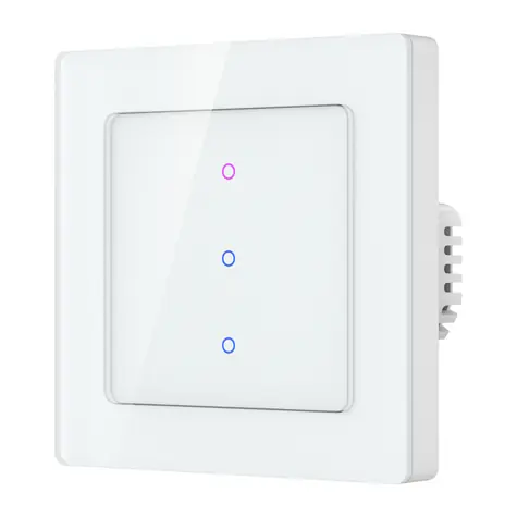 Avatto TS20-EU-W3 Dotykový spínač světla WiFi (3 okruhy) bílá