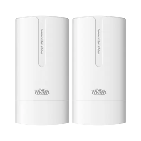 Wi-Tek WI-CPE110-KIT V2 Sada bezdrátového pojítka / dosah 1km / 2.4GHz 300Mbps / 24V passive PoE napájení