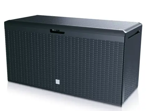 PROSPERPLAST Zahradní box BOXE RATO PLUS černá / 290l / 114 x 60 x 47 cm
