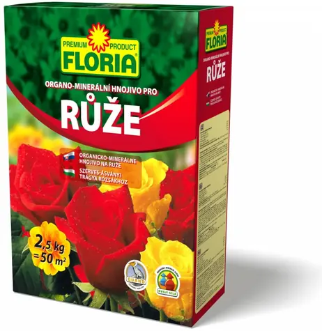 Agro Floria OM Hnojivo pro růže 2.5 kg
