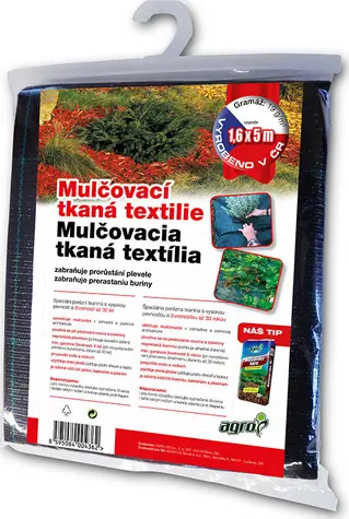 Agro Mulčovací tkaná textilie 1.6 x 5 m černá