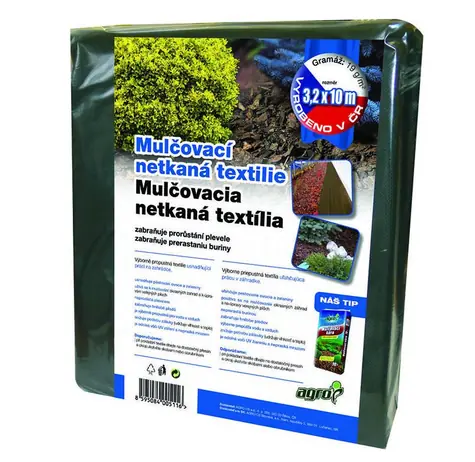 Agro Mulčovací netkaná textilie 3.2 x 10 m černá