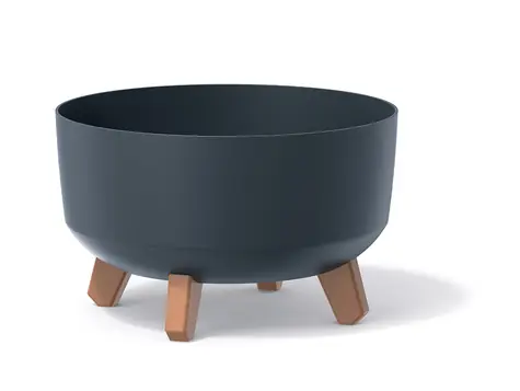 PROSPERPLAST GRACIA LOW 28.5 cm antracit / Květináč 